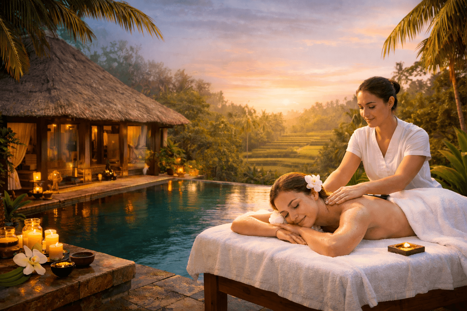 Professional mobile massage therapy in Kuta
